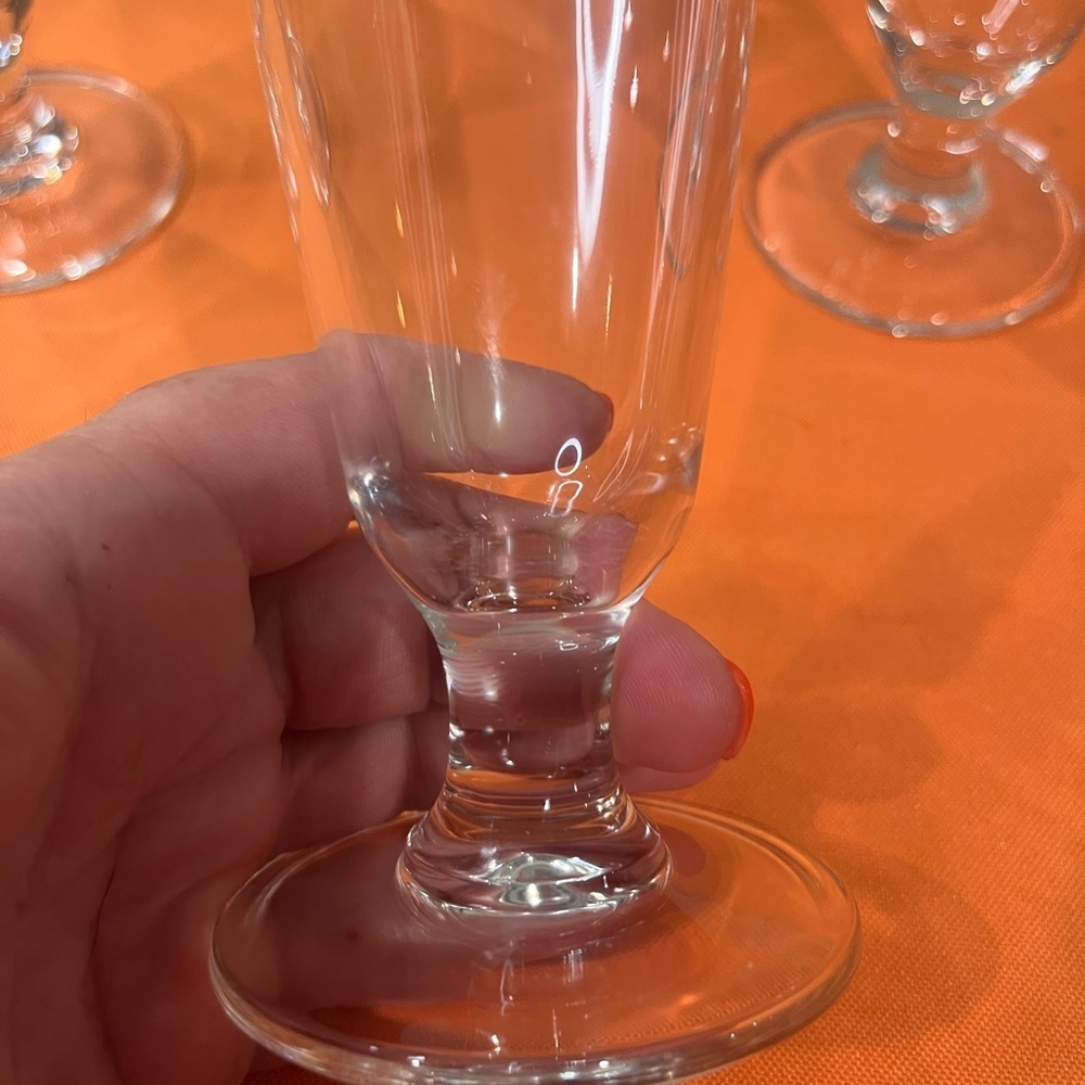 Budweiser Cream and Gold Pilsner Glass Set antique glasses set of 3 - Picture 5 of 11